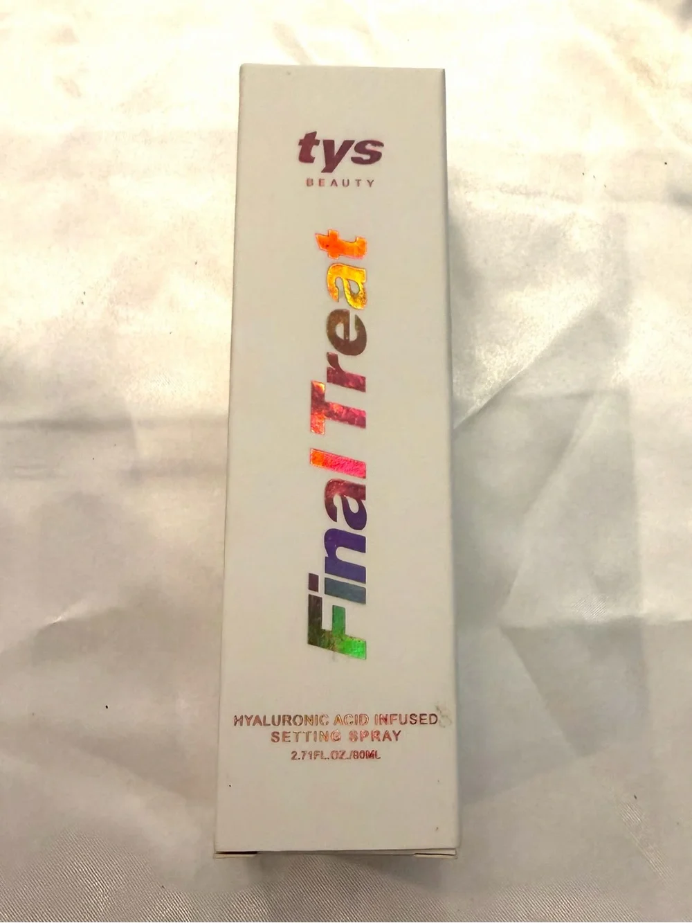 TYS BEAUTY Final Treat + Clear Hyaluronic Acid Setting Spray New